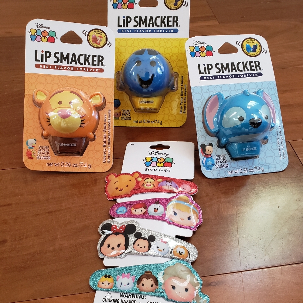 Tsum Tsum Bundle: Lip Smackers & Clips
